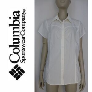 Columbia Omni-Shade Sun Protection Button Up Short Sleeve Top